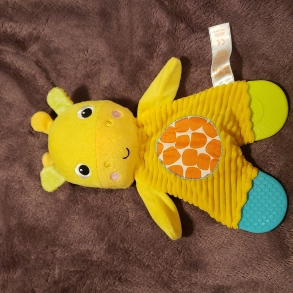 Bright Starts Giraffe‎ Baby Lovey Yellow 10 Inch Plush Stuffed Animal Toy Gift